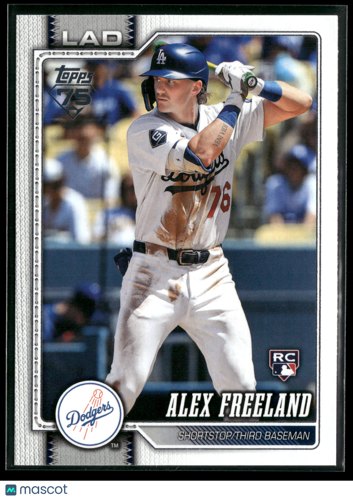 2026 Topps Series 1 Alex Freeland #74 RC