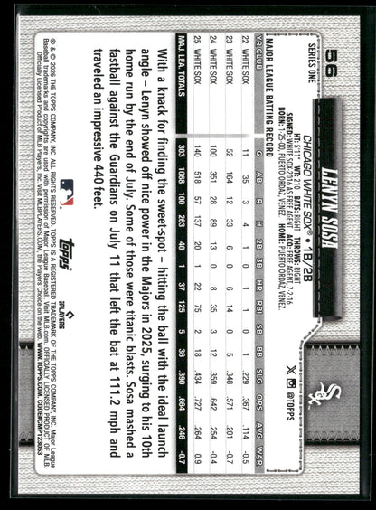 2026 Topps Series 1 Lenyn Sosa #56