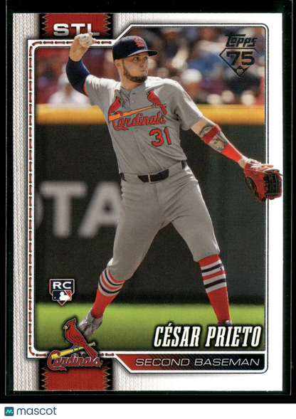 2025 Topps Series 1 César Prieto #95 RC