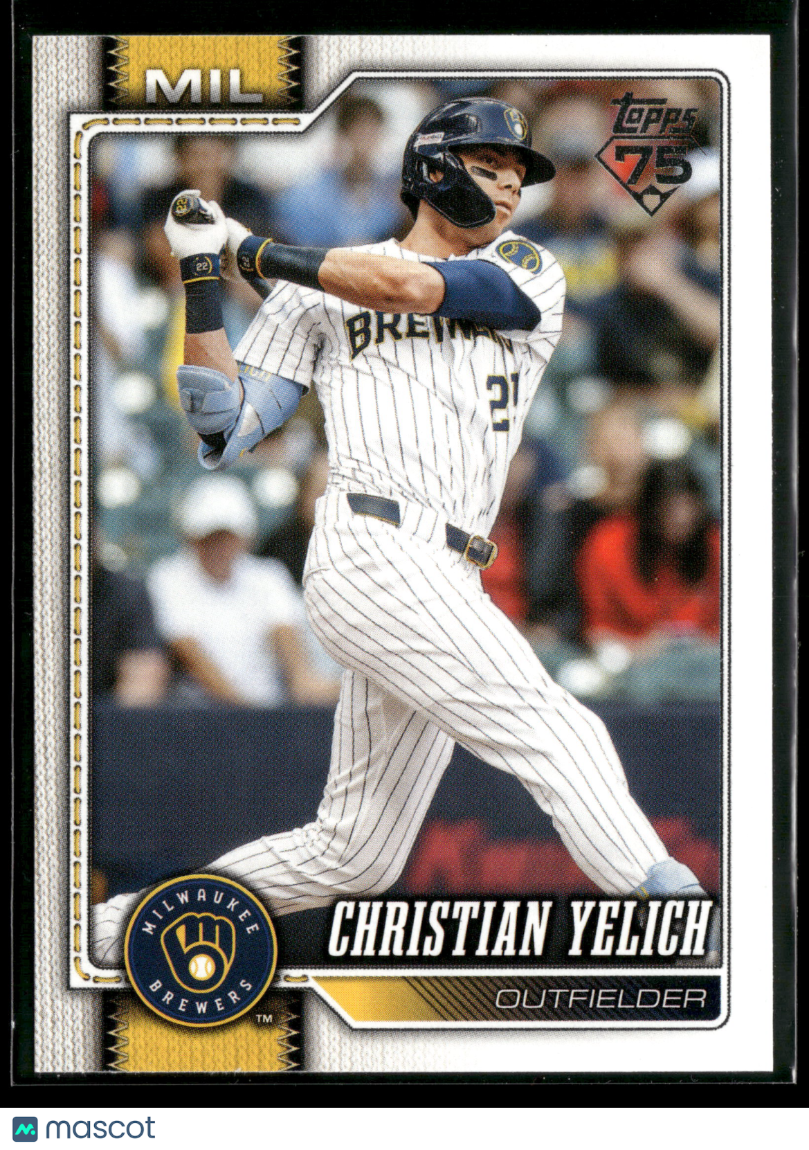 2025 Topps Series 1 Christian Yelich #154