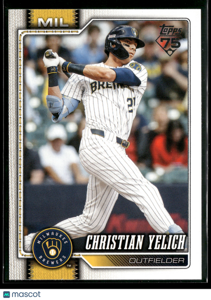 2025 Topps Series 1 Christian Yelich #154