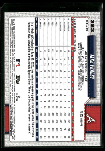 2025 Topps Series 1 Jake Fraley #323
