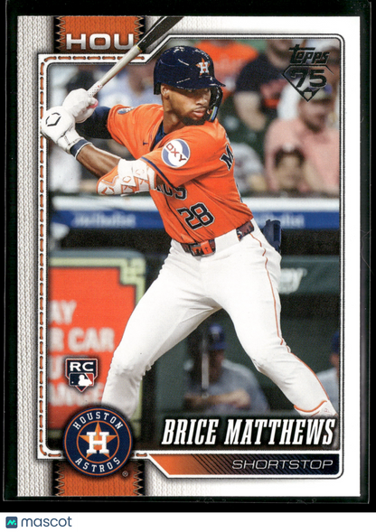 2025 Topps Series 1 Brice Matthews #132 RC