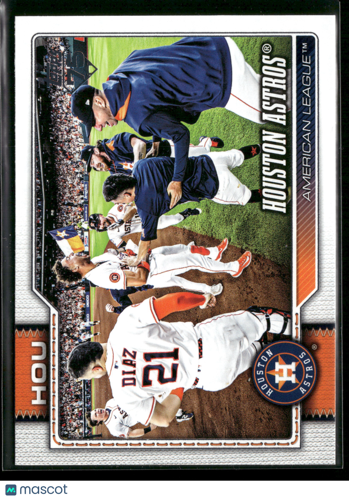 2026 Topps Series 1 Hunter Brown Houston Astros Yainer Diaz #89