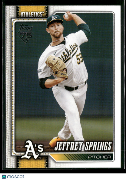 2026 Topps Series 1 Jeffrey Springs #87