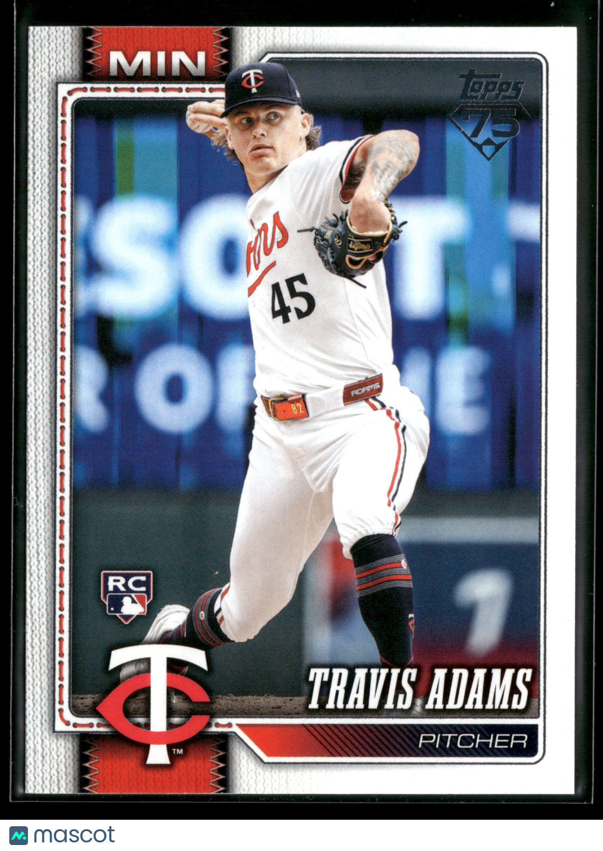 2026 Topps Series 1 Travis Adams #149 RC