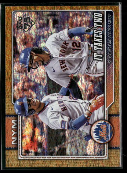 It Takes Two 2026 Topps #52 Gold Holo Foil #/50